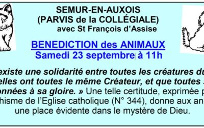 BENEDICTION des ANIMAUX