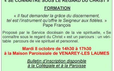 SE CONNAÎTRE SOUS LE REGARD DU CHRIST